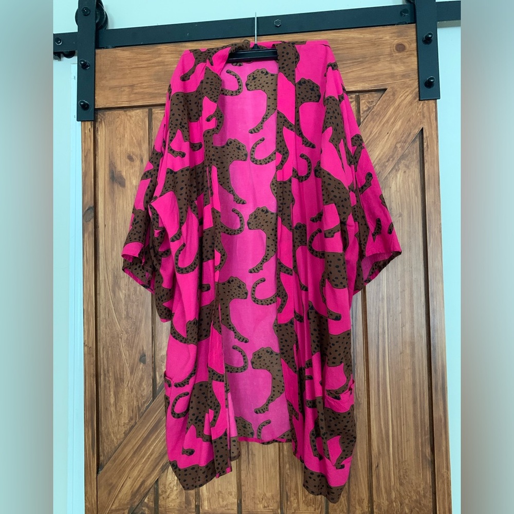 Emerson Fry cheetah kimono